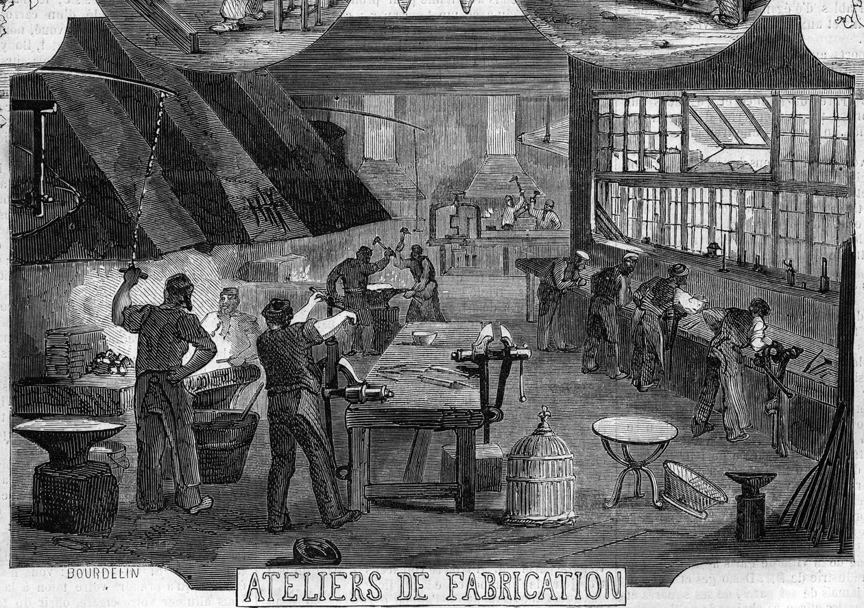 Bay Desforges ve Busisson tarafından kilit üretimi için atölye by French School