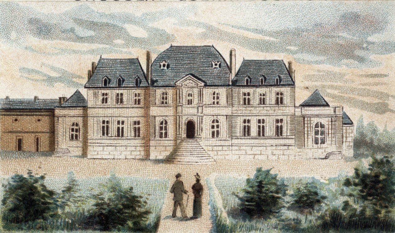 Chateau de la Muette (Passy) manzarası by French School