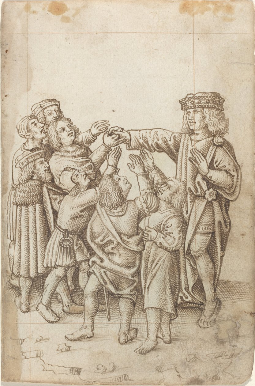 "Sağ Elinizi Herkese ve Muhteliflere Vermeyin" [fol. 13 recto] by French early 16th Century