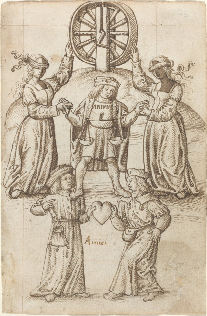 "Dostluk Eşitliktir; Arkadaş Başka Bir Benliktir" [fol. 10 rekto] by French early 16th Century