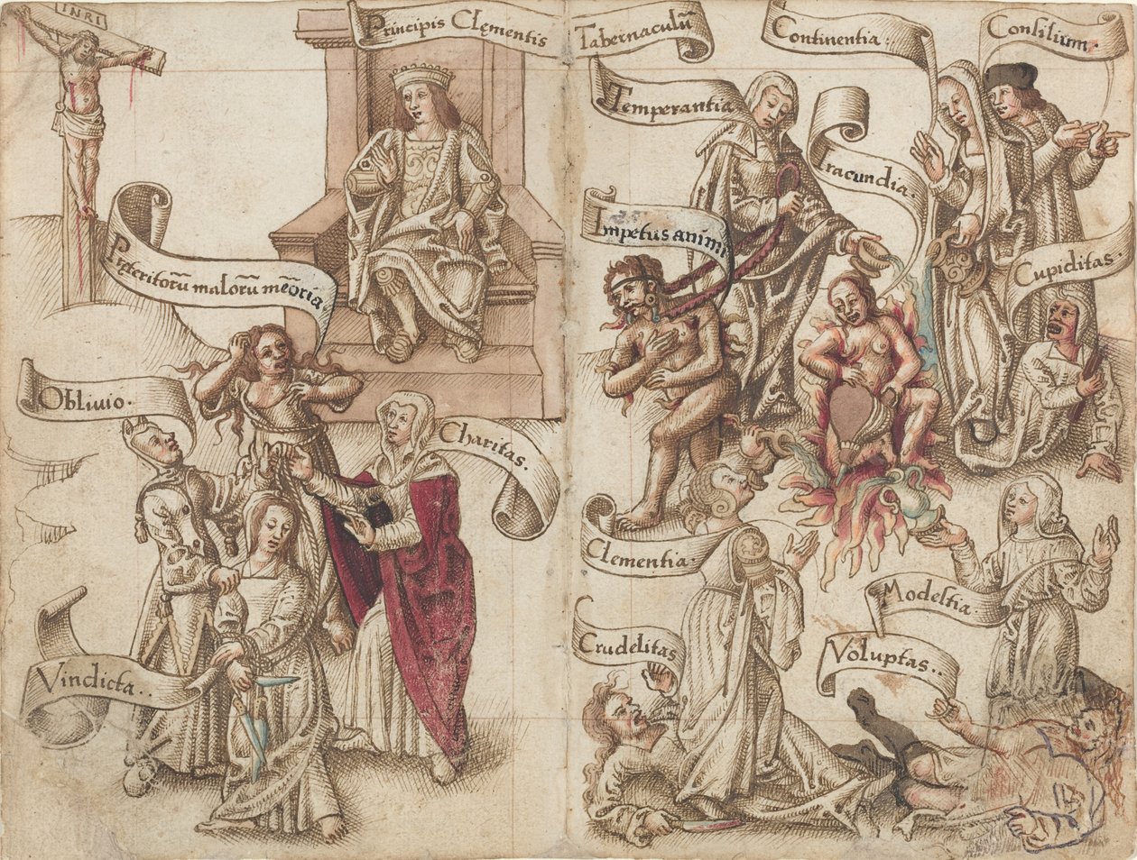 "Küllerdeki Çömleğin İzini Sil" [fol. 32 verso / 33 recto] by French early 16th Century