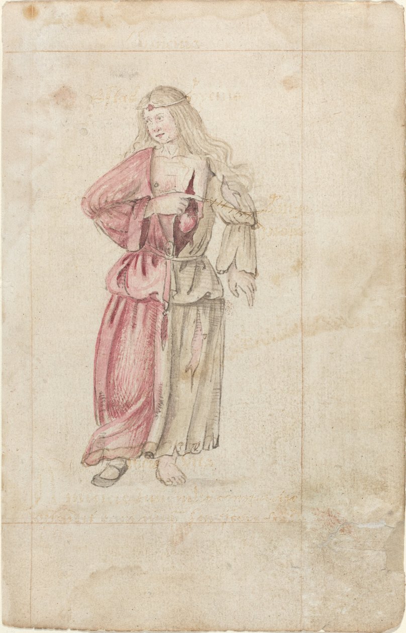 Dostluğun Kişileştirilmesi (Amicitia) [fol. 2 rekto] by French early 16th Century