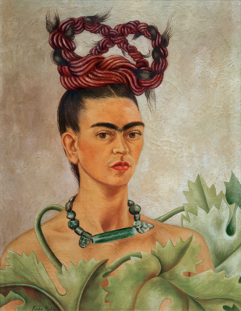 Plat ile Otoportre by Frida Kahlo