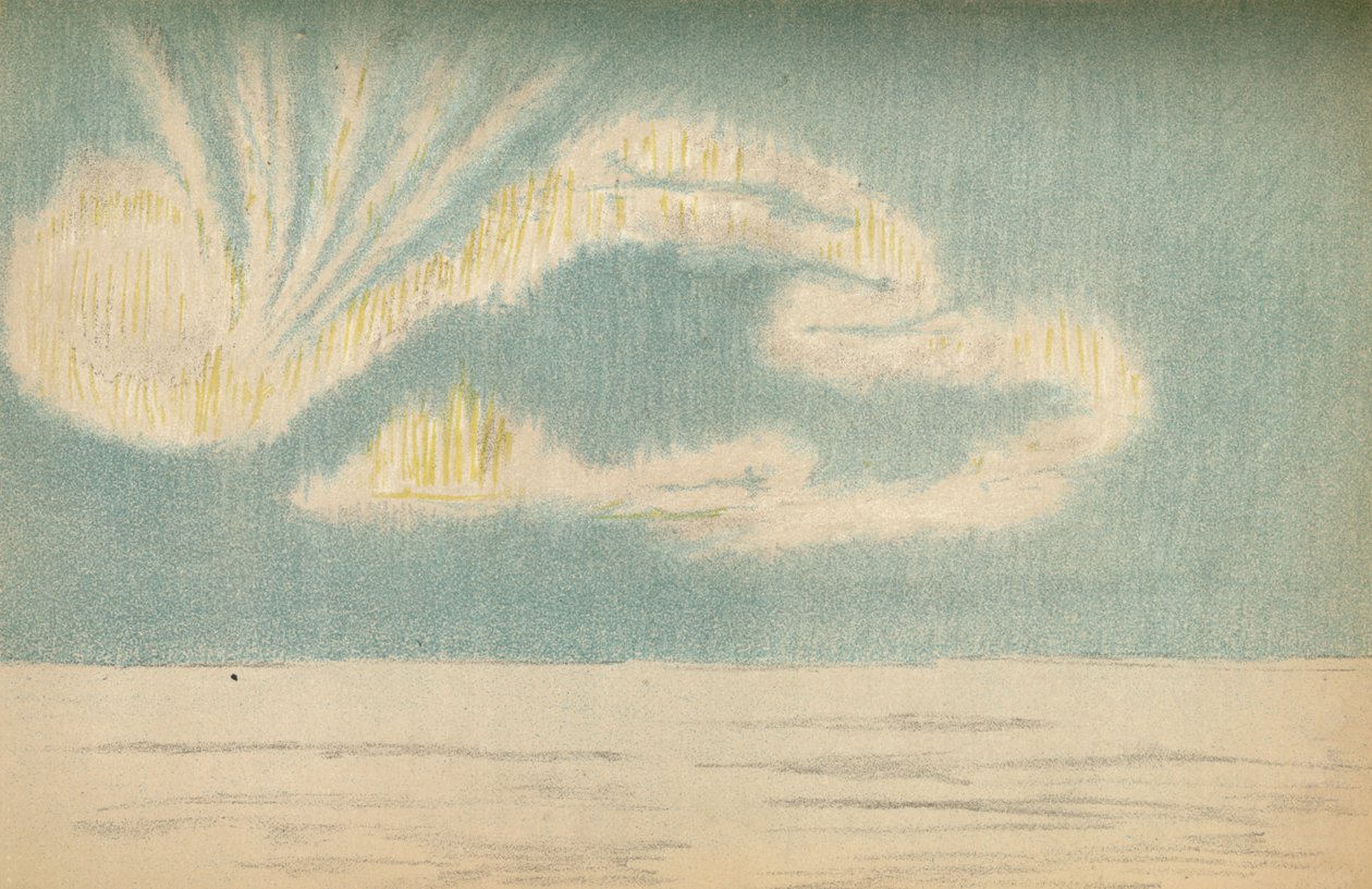 Aurora Borealis, 18 Ekim 1894, 1897 by Fridtjof Nansen