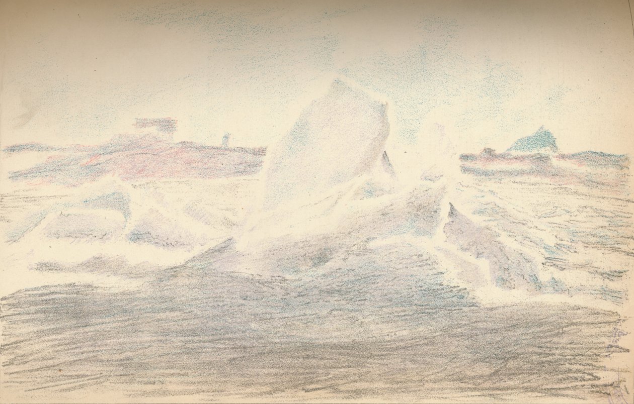 Fram yakınında buz, 4 Temmuz 1894, 1897 by Fridtjof Nansen