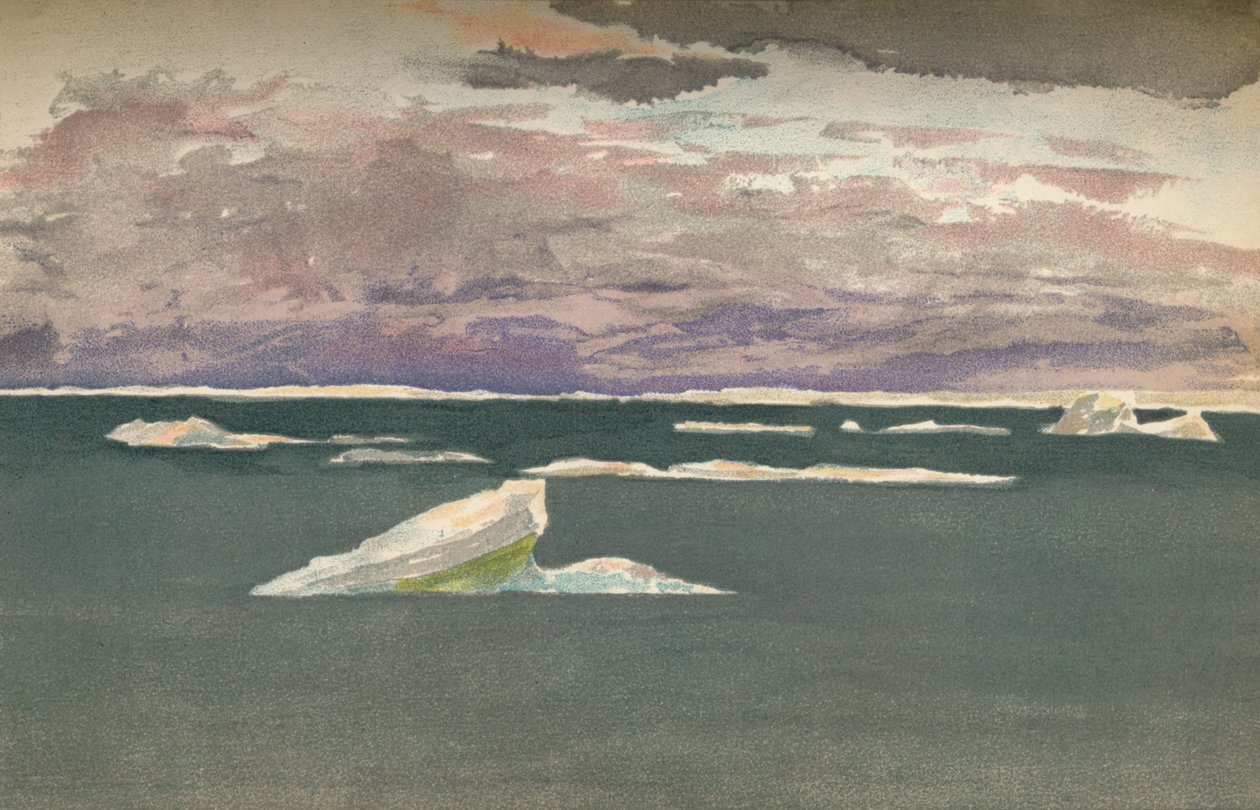 Buzun Kenarında - Fırtına Toplama, 14 Eylül 1893, 1897 by Fridtjof Nansen