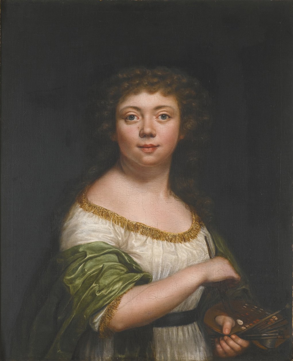 Otoportre, yirmi bir yaşında, 1793 by Friederike Julie Lisiewska