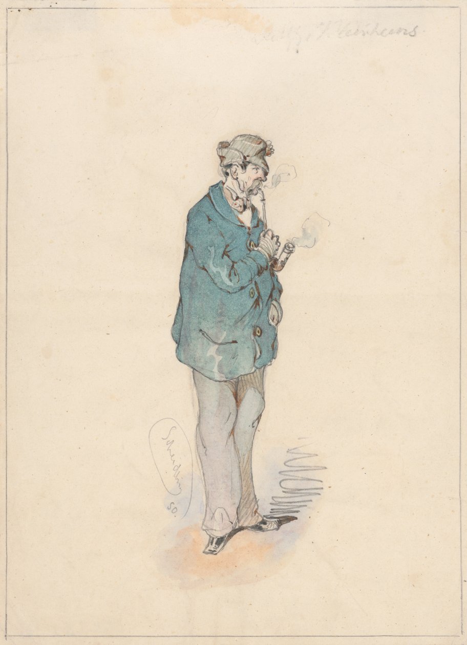 Borulu adam by Friedrich Carl von Scheidlin