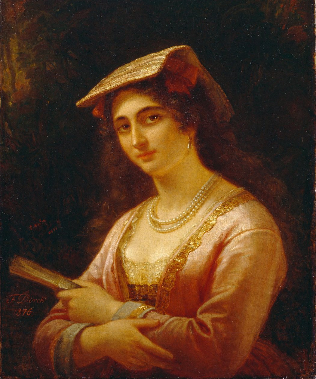 Napoliten Bir Kadın by Friedrich Dürck