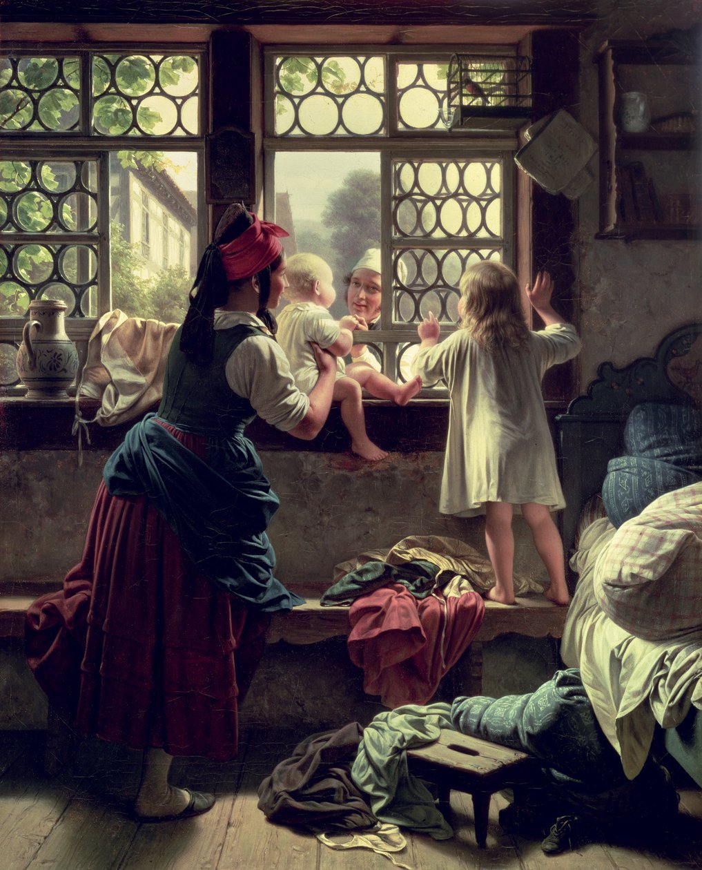 Günaydın, Sevgili Baba by Friedrich Edouard Meyerheim