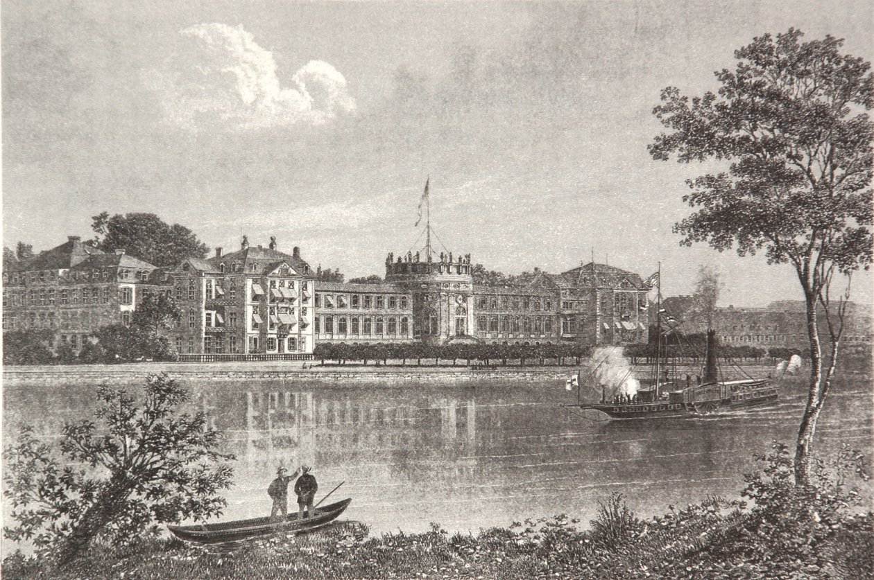 Biebrich Kalesi by Pierre Joseph Redouté