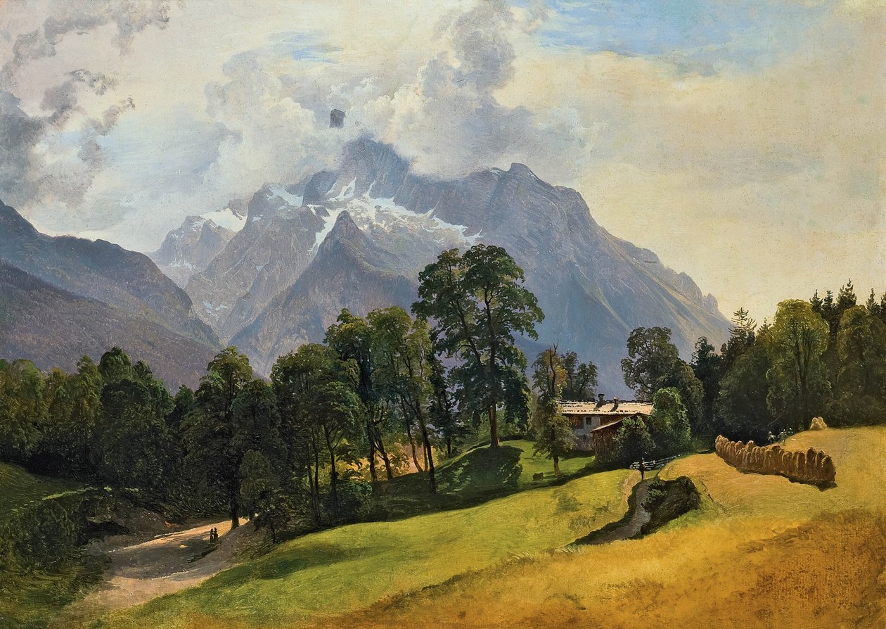 Berchtesgaden yakınlarındaki yüksek Steinberg by Friedrich Gauermann