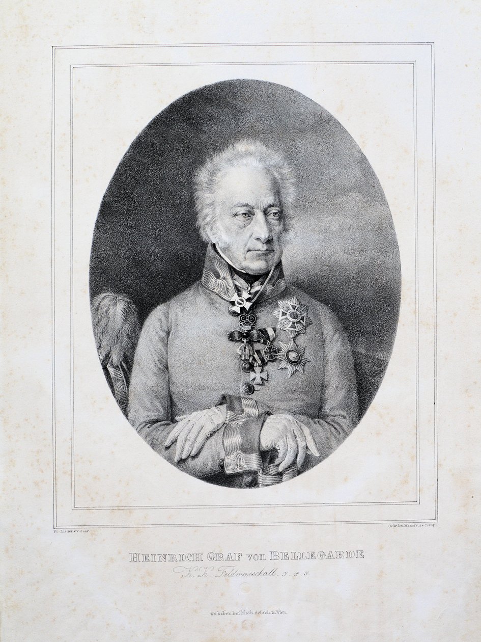 Heinrich Kont von Bellegarde (1757-1845) by Friedrich Lieder