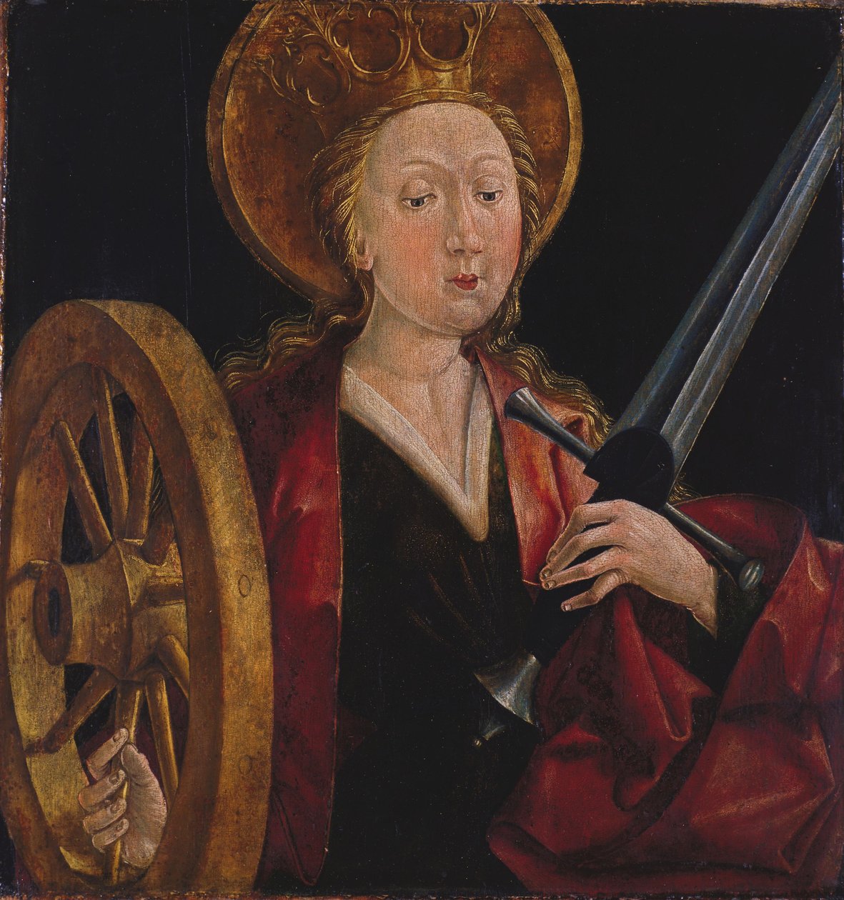 İskenderiye Aziz Catherine by Friedrich Pacher