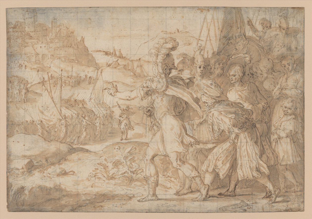 Faesulae Kuşatması (Fiesole) by Friedrich Sustris