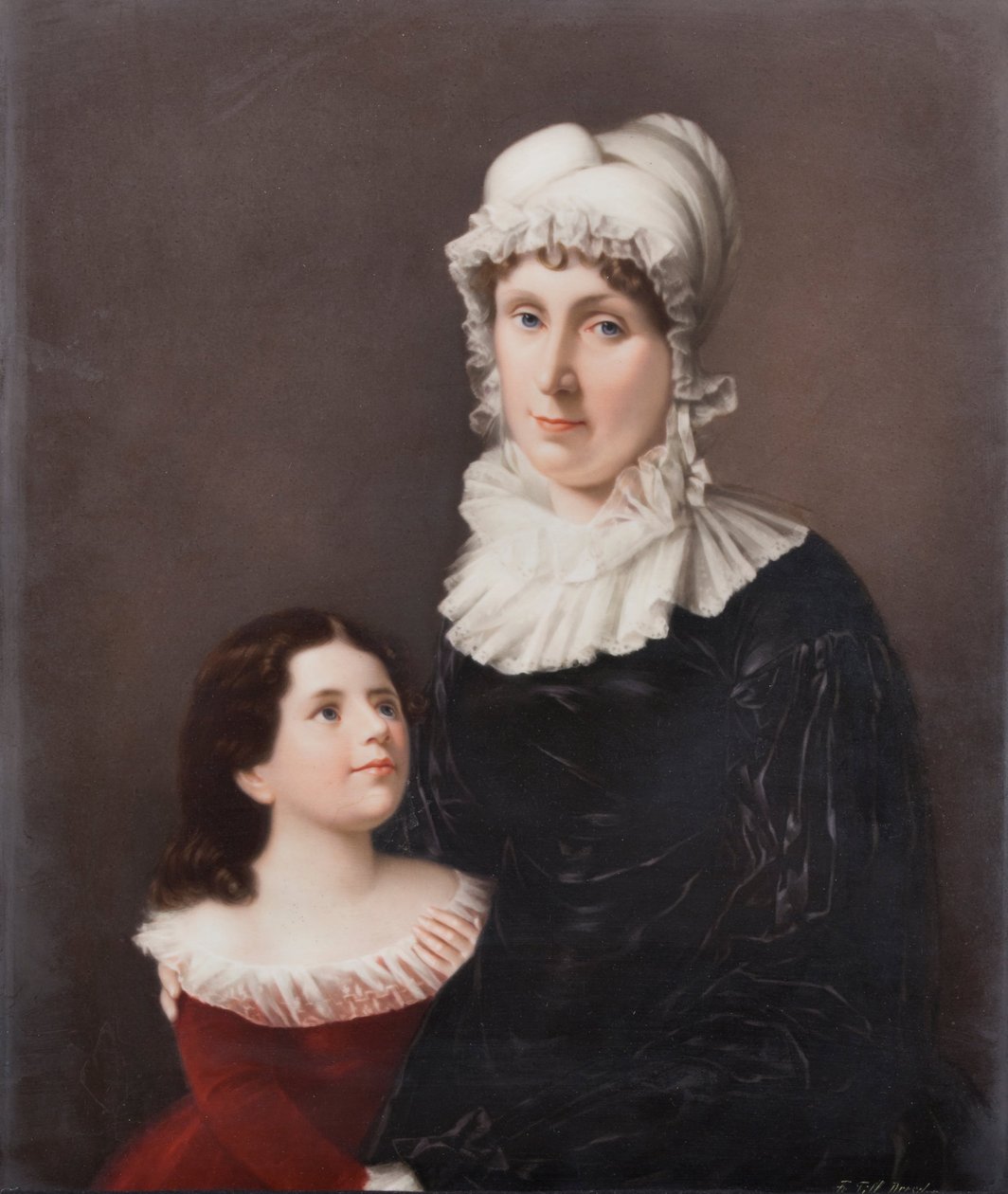 Lucretia Elizabeth Hanneby (Morgan) ve Judith Livingston by Friedrich Till