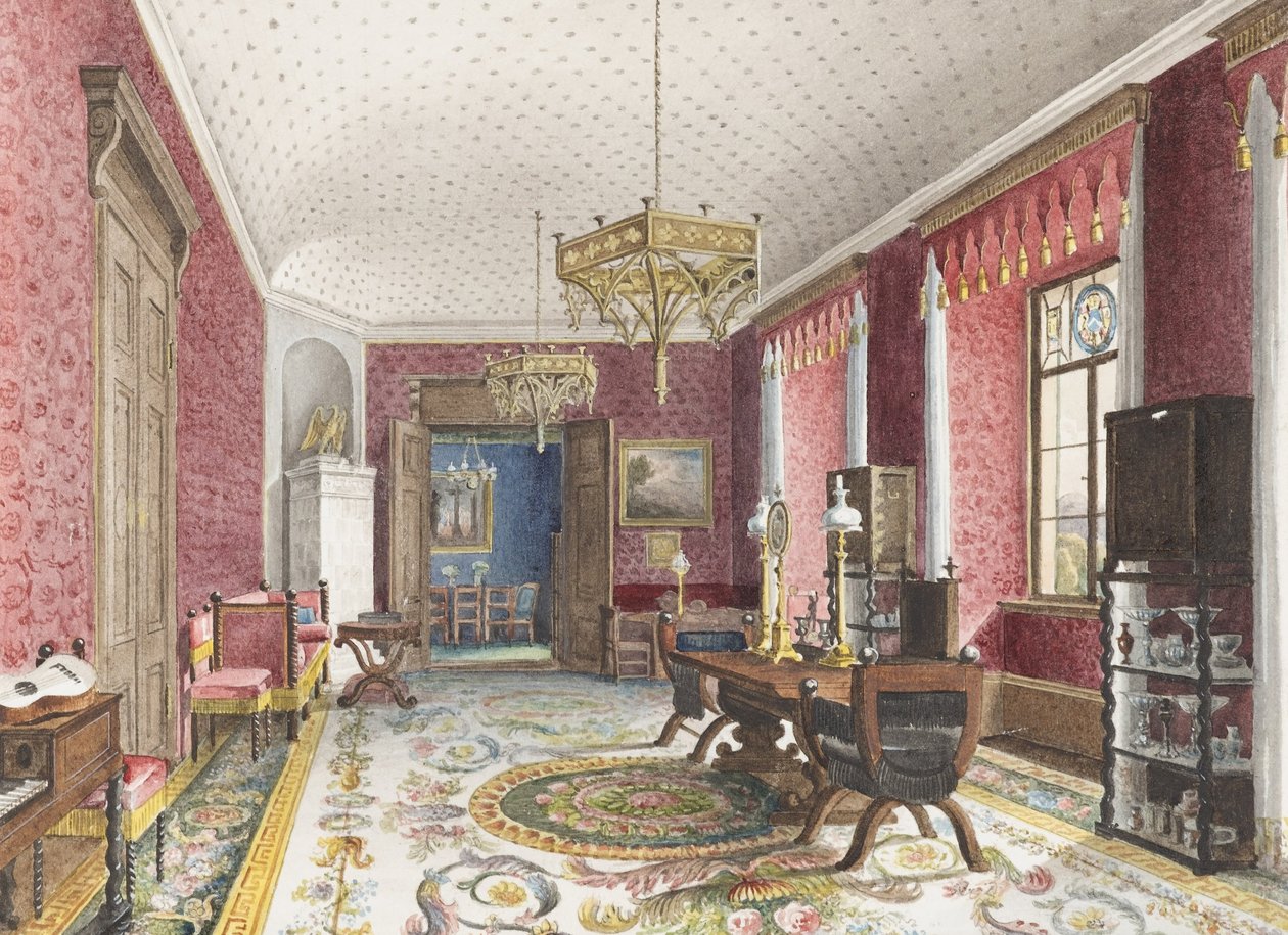 Kırmızı Oda, Schloss Fischbach by Friedrich Wilhelm Klose