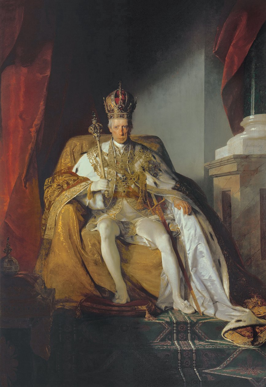 Emperor Francis II of Austria (1768-1835) 1832 by Friedrich von Amerling