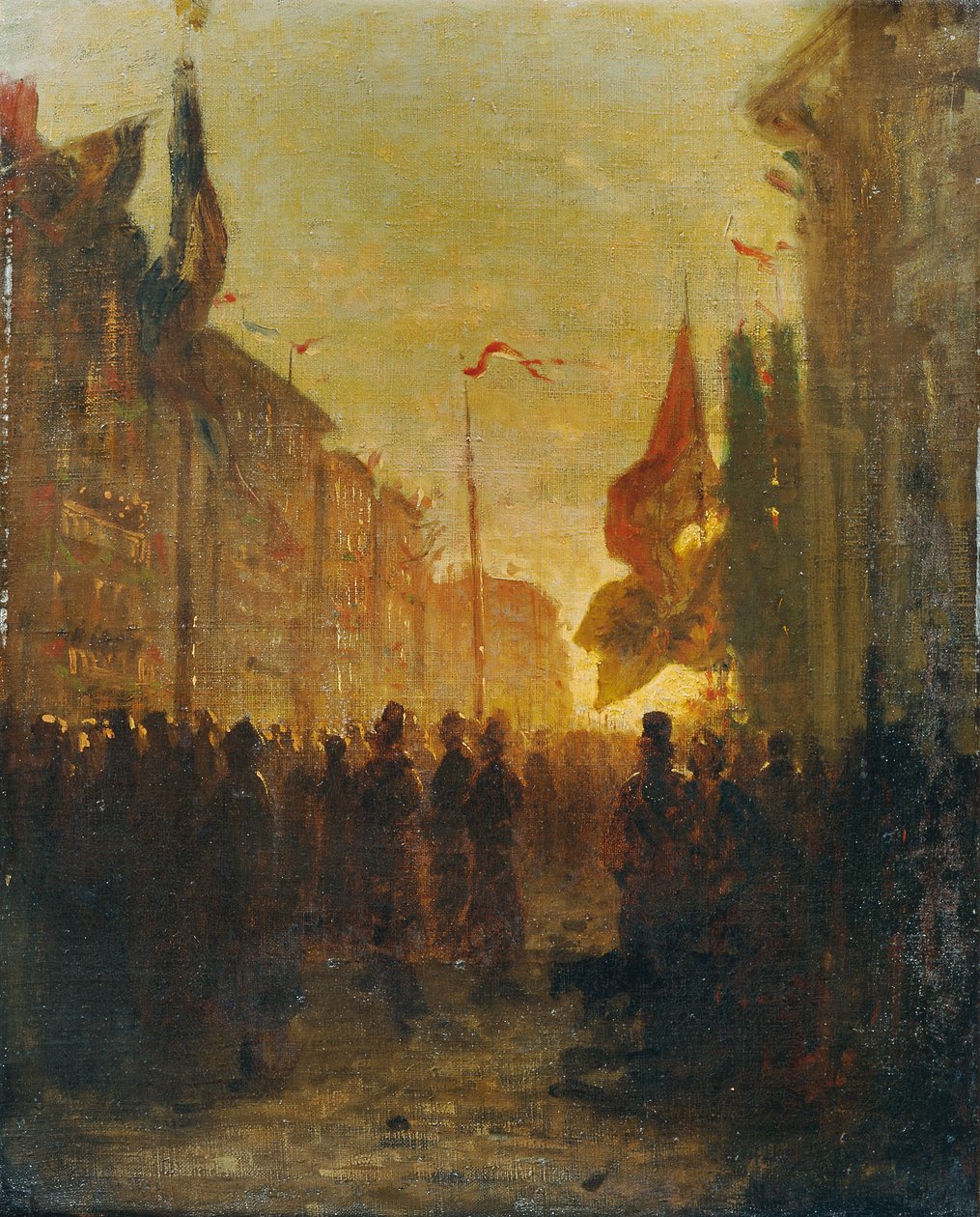 şenlikli bayraklar by Friedrich Alois Schönn