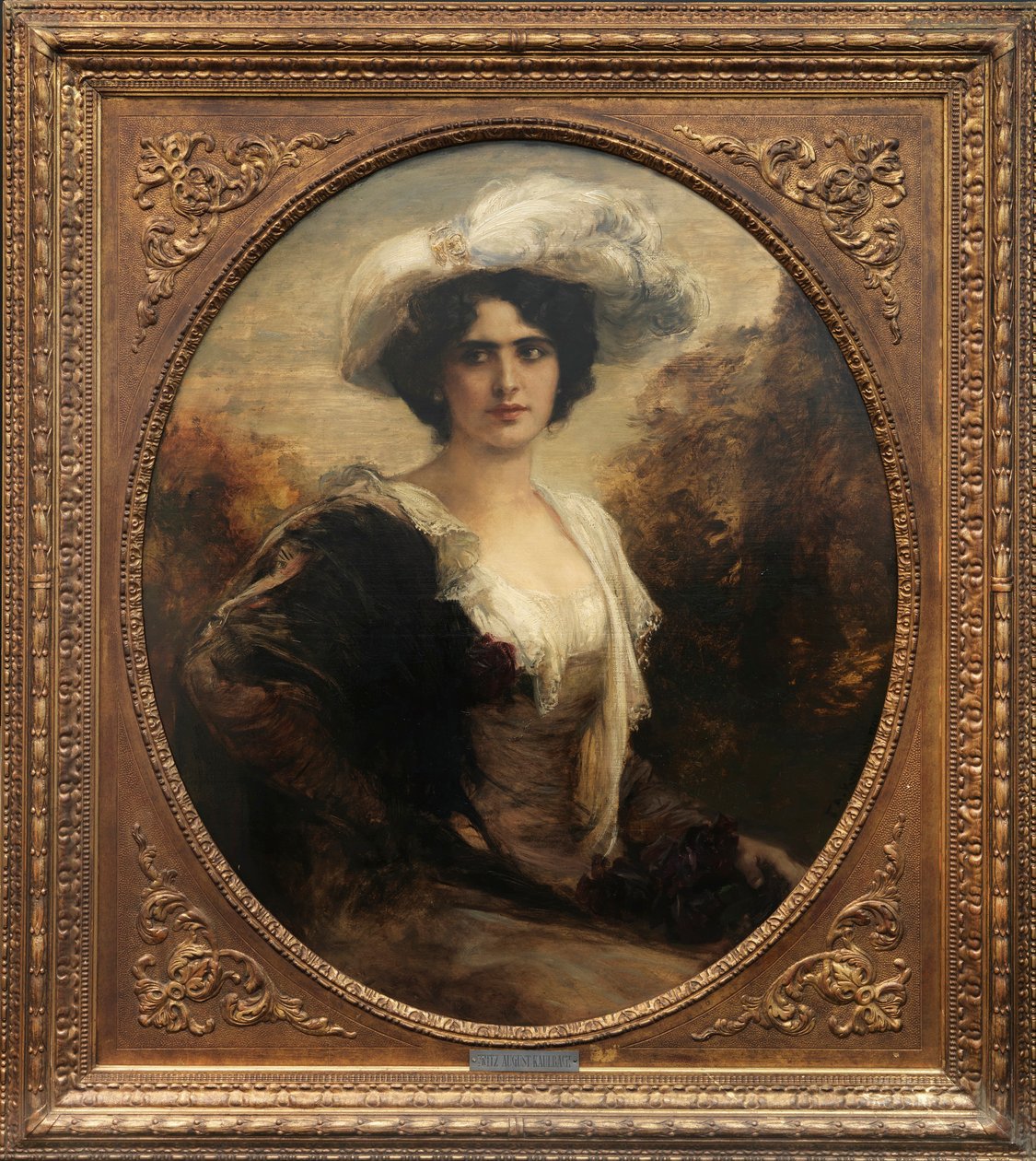 Rosario Guerrero, 1903. by Friedrich August von Kaulbach