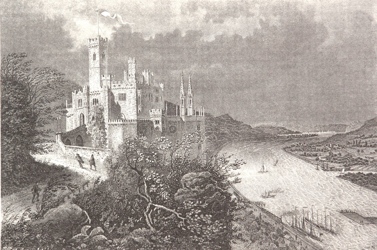 Schloss Stolzenfels by Friedrich Foltz