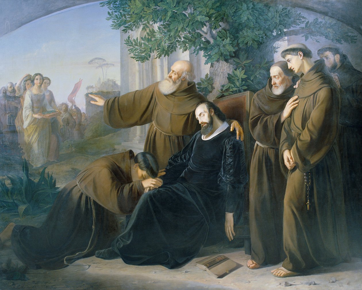 Der Tod Torquato Tassos by Friedrich Friedländer Ritter von Malheim