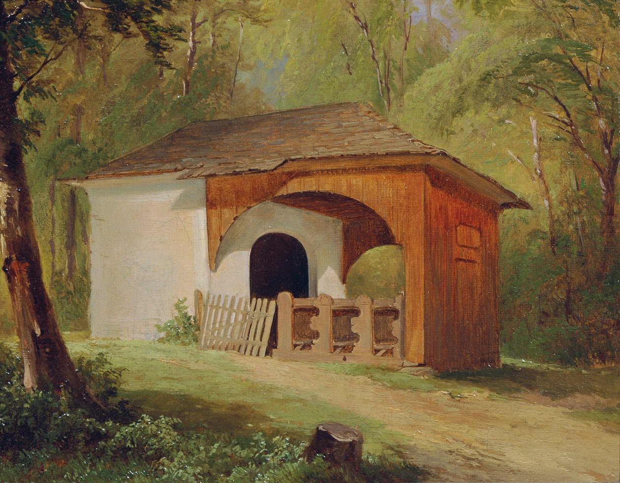 Waldkapelle by Friedrich Hasslwander
