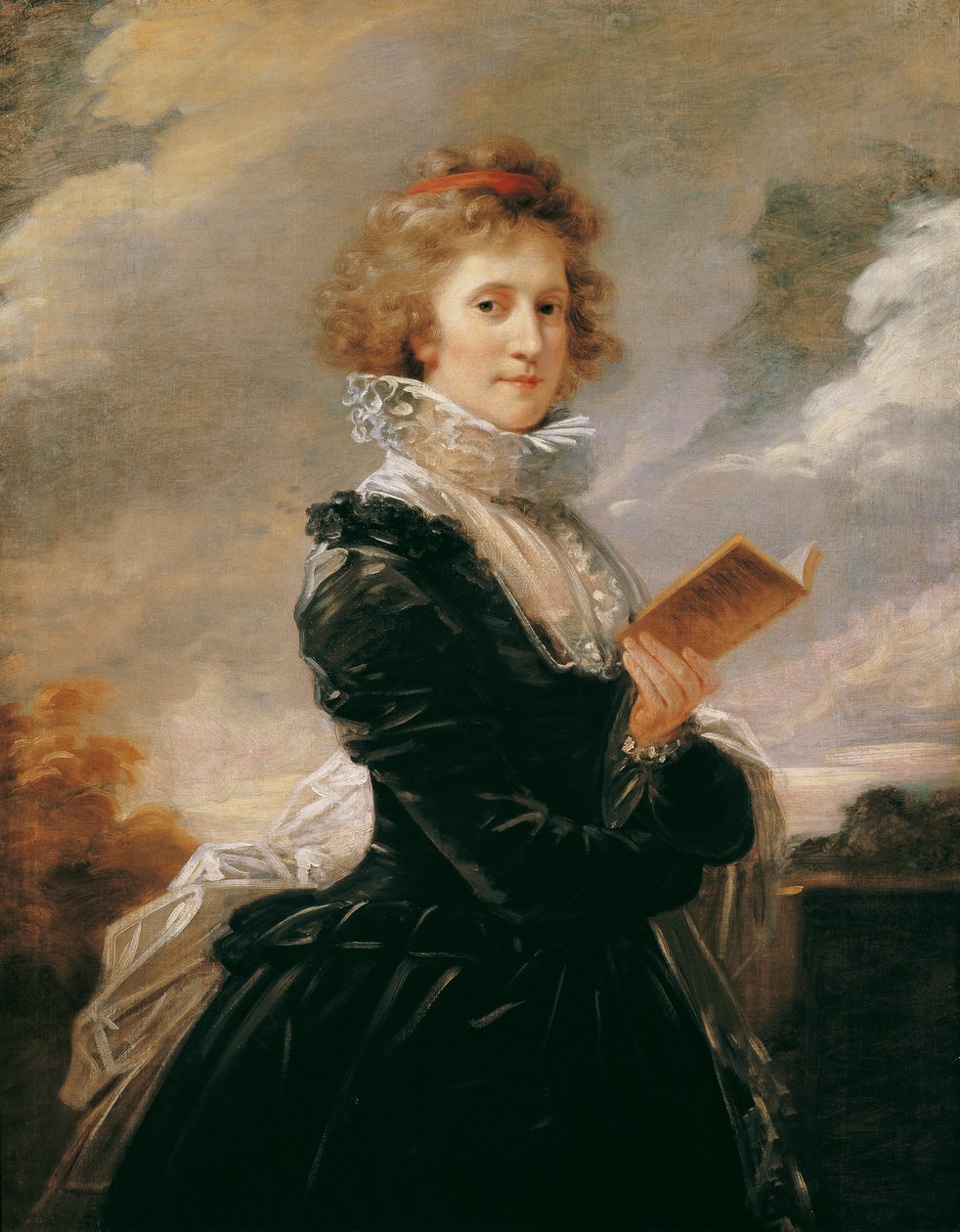 Aktris Josefa Hortensia Füger, sanatçının eşi by Friedrich Heinrich Fuger
