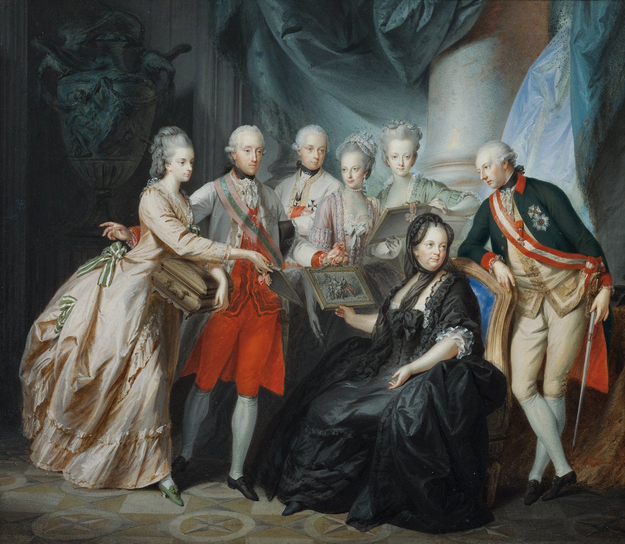 Arşidüşes Marie Christine ve Saksonya Teschen Dükü Albert, aileye İtalya