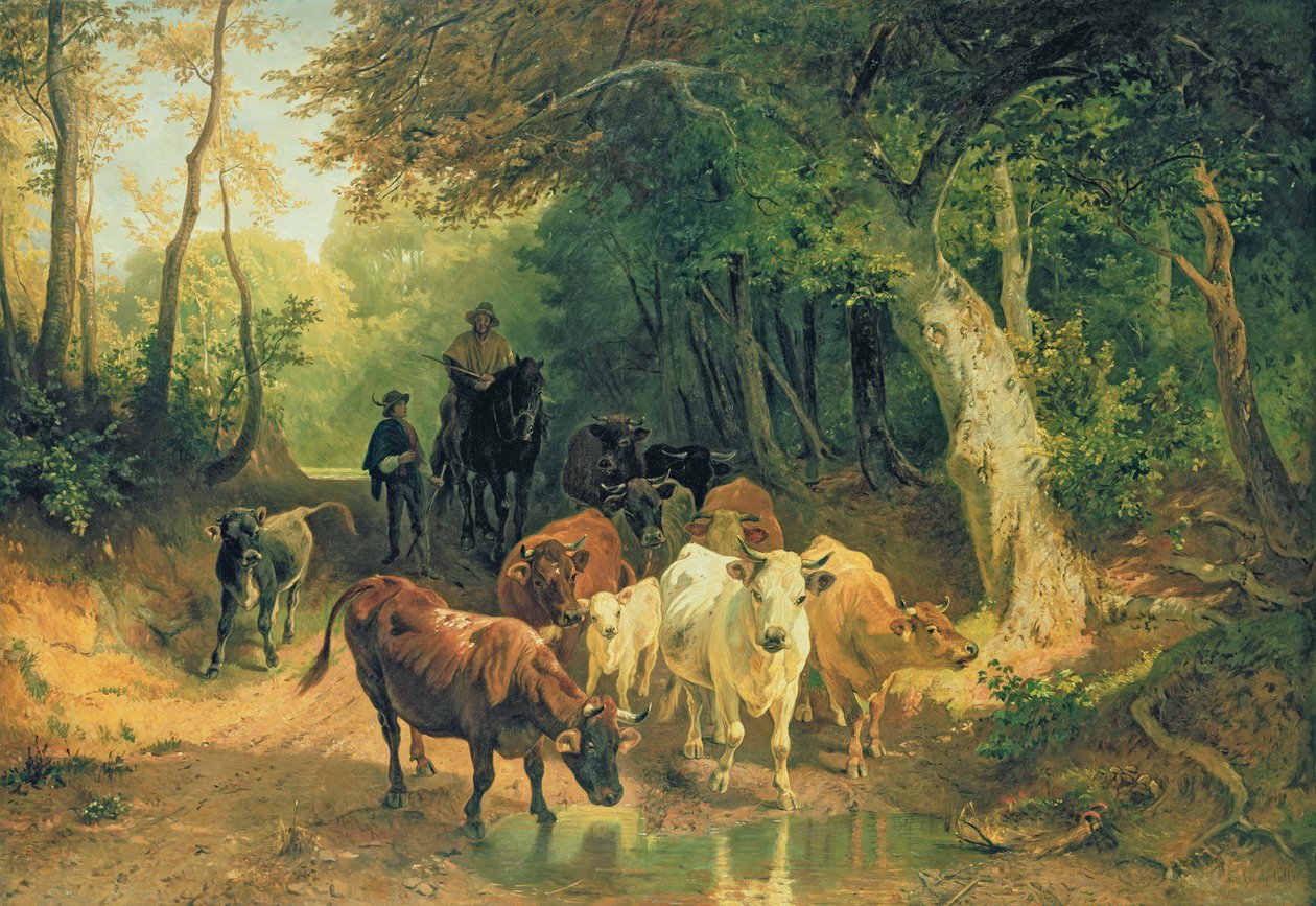 Bilinmeyen resim by Friedrich Johann Voltz