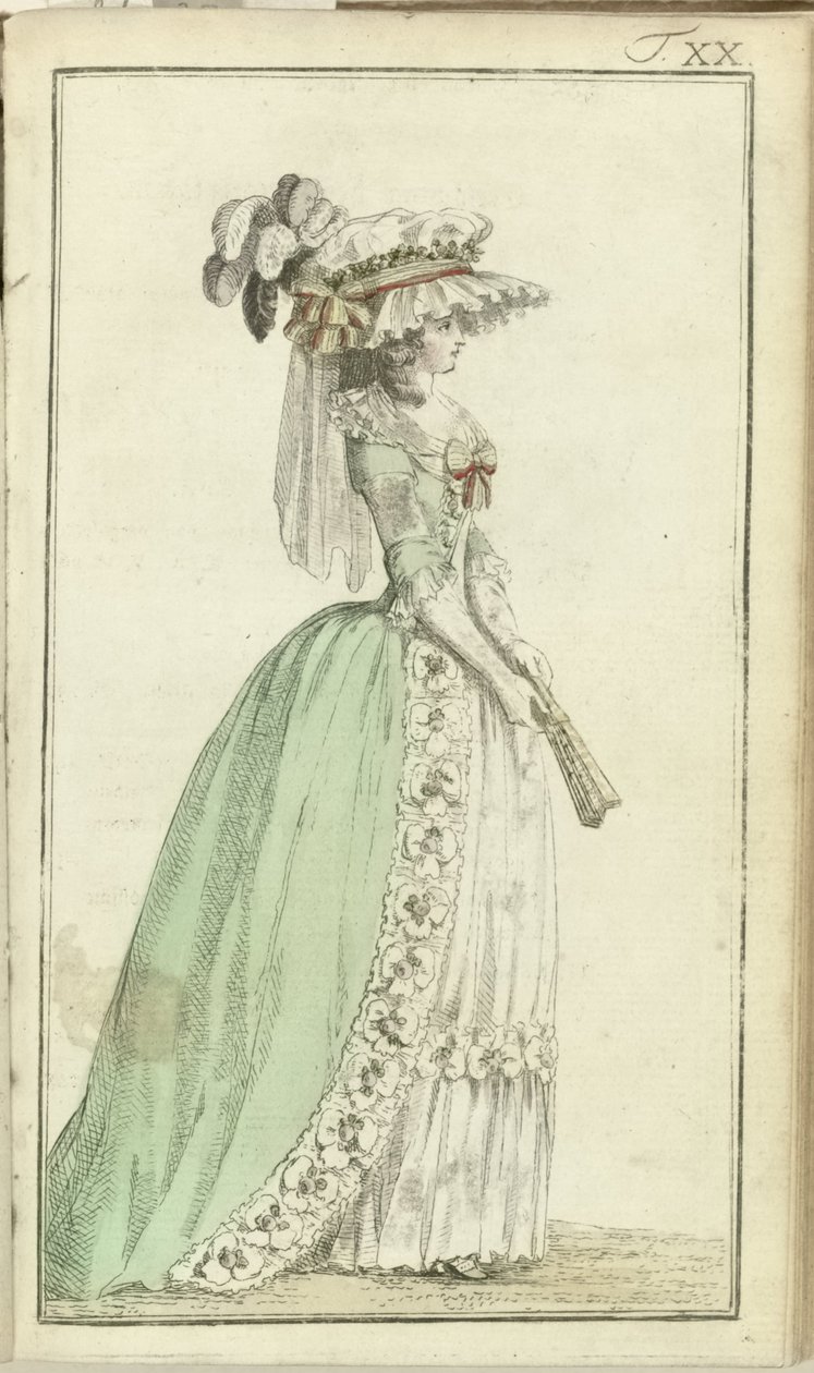 Lüks ve Moda Dergisi 1786, Cilt I, T. 20 by Friedrich Justin Bertuch