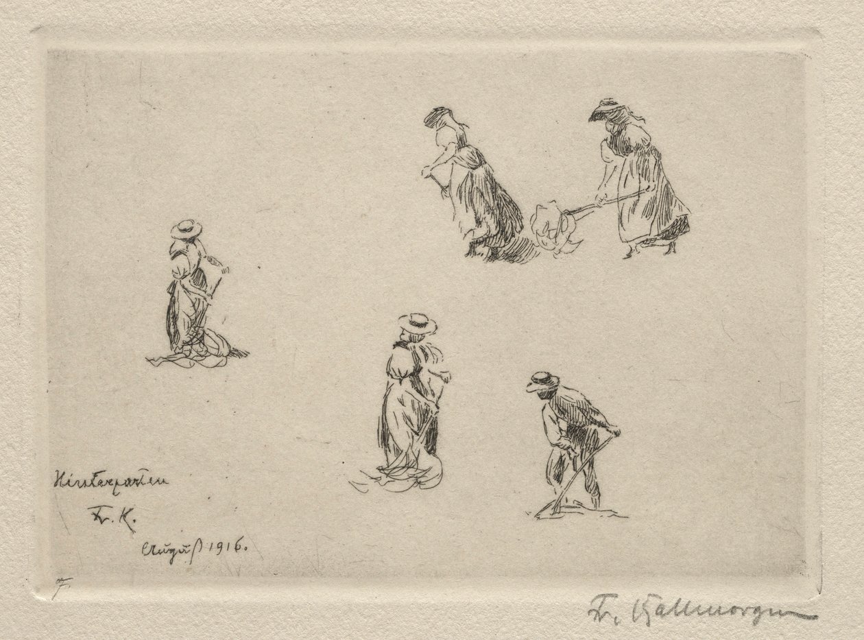 Samancılar, 1916. by Friedrich Kallmorgan