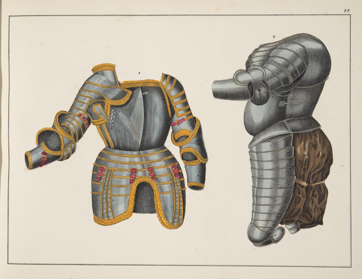 Armour, plate from 