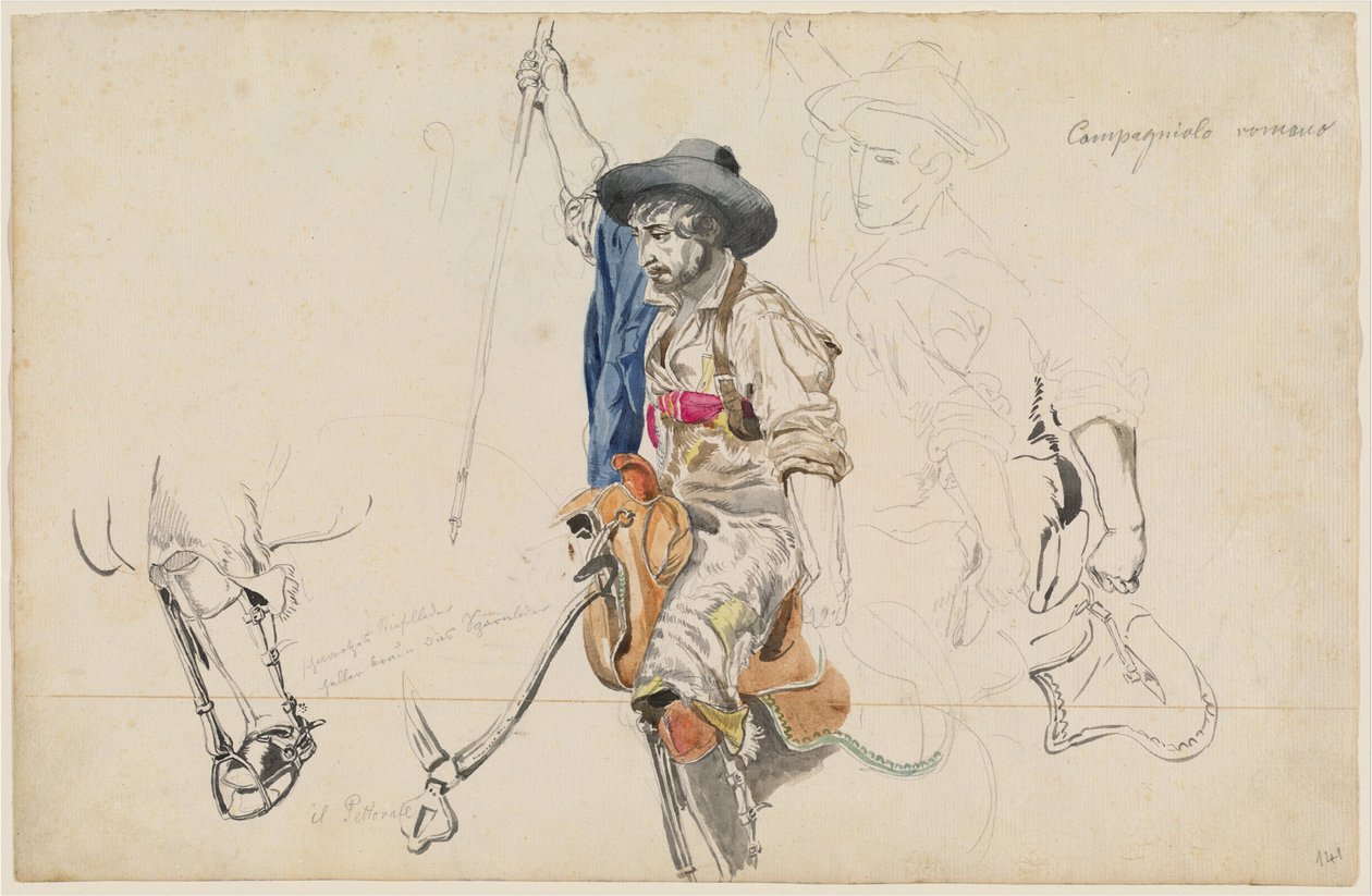 Roman Campagniolo by Friedrich Nerly
