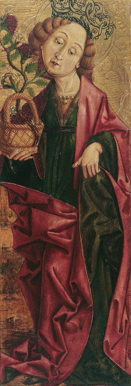 Aziz Dorothea (iç) ve Aziz Alexius (dış) by Friedrich Pacher (Umkreis)