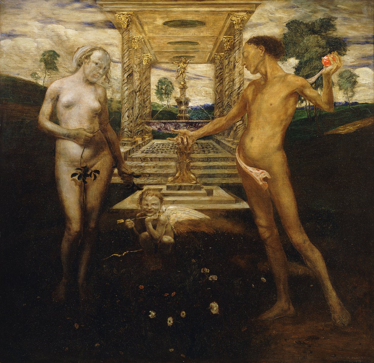 Adem ve Havva by Friedrich Stahl