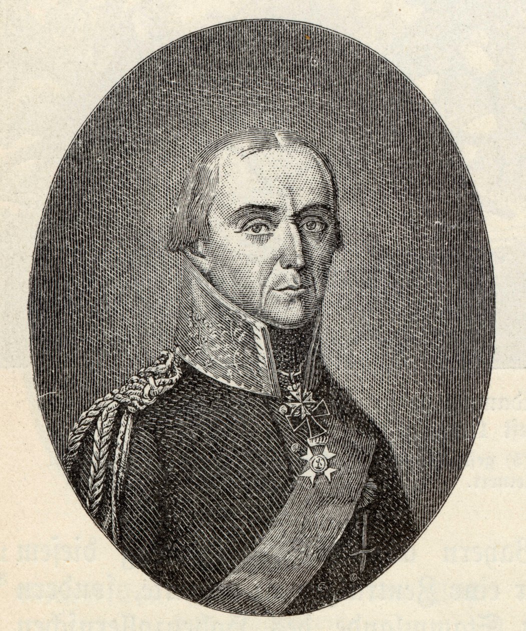 Friedrich Wilhelm Graf Bülow von Dennewitz 1755-1816. by Friedrich Wilhelm Bollinger
