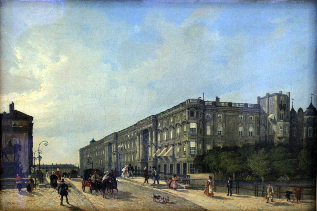 Berlin Kalesi ve Uzun Köprü by Friedrich Wilhelm Klose