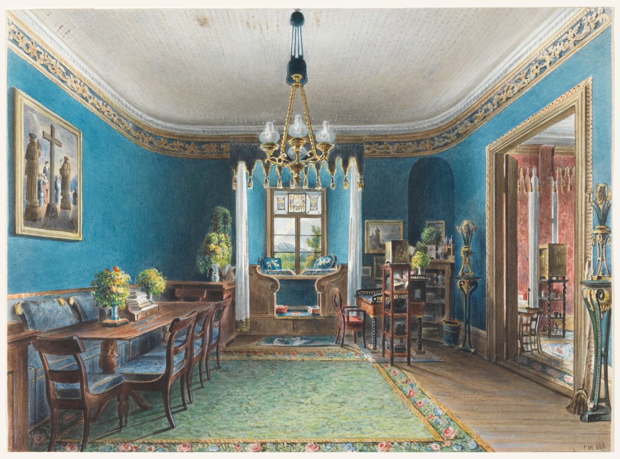 Mavi Oda, Schloss Fischbach by Friedrich Wilhelm Klose