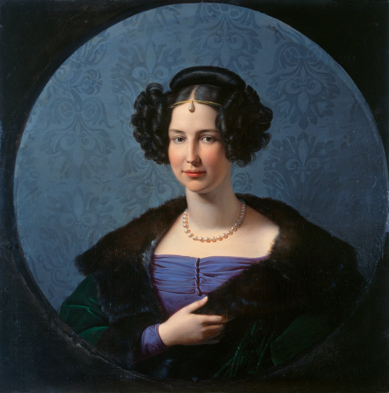 Anhalt-Bernburg Prensesi Luise 1799-1882, c. 1840 by Friedrich Wilhelm von Schadow