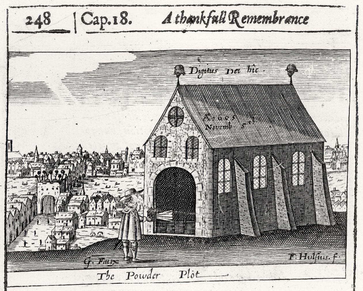 Barut Komplosunun Minnettar Bir Hatırası, 5 Kasım 1605 by Friedrich van Hulsen