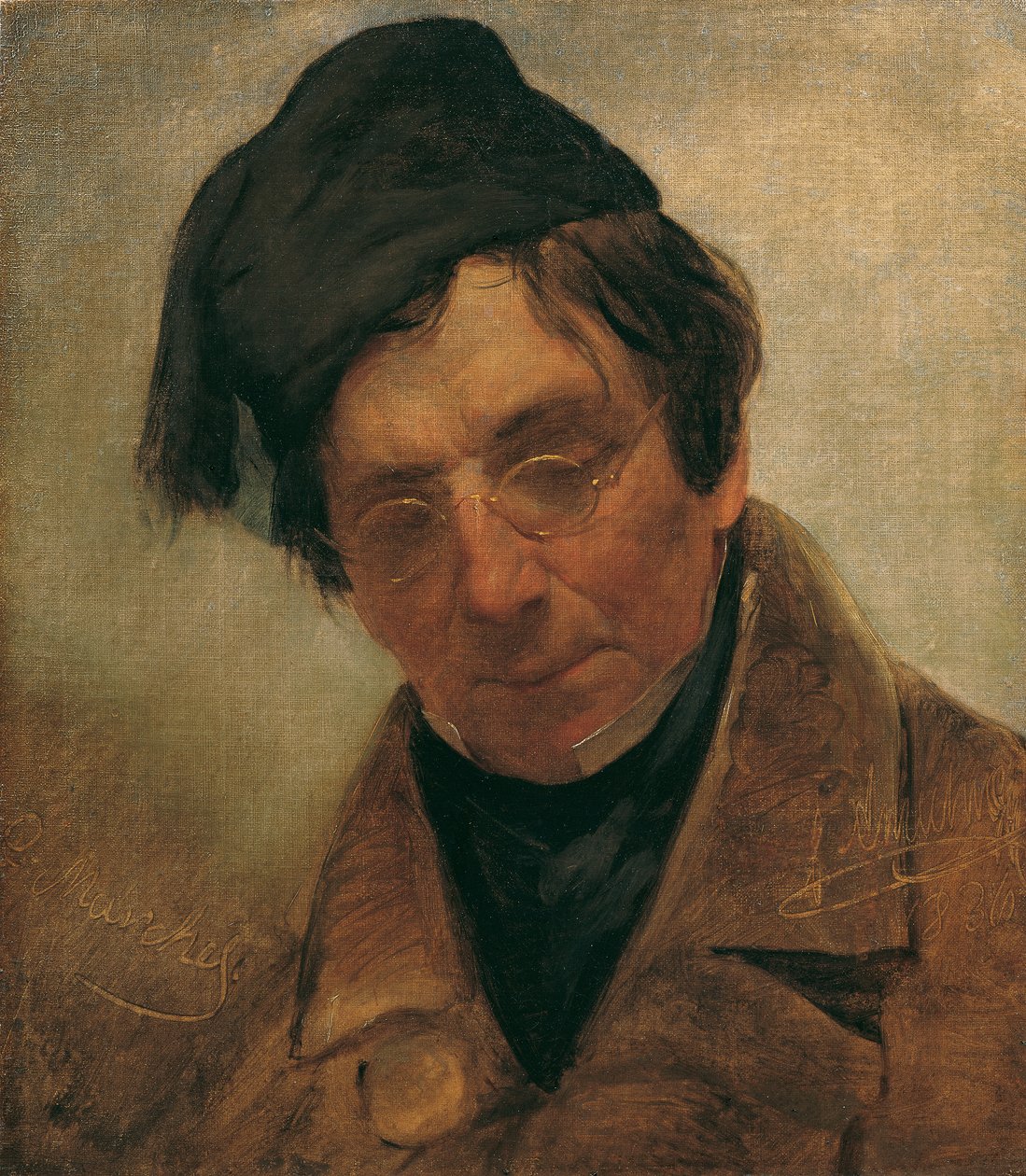 Heykeltıraş Pompeo Marchesi by Friedrich von Amerling