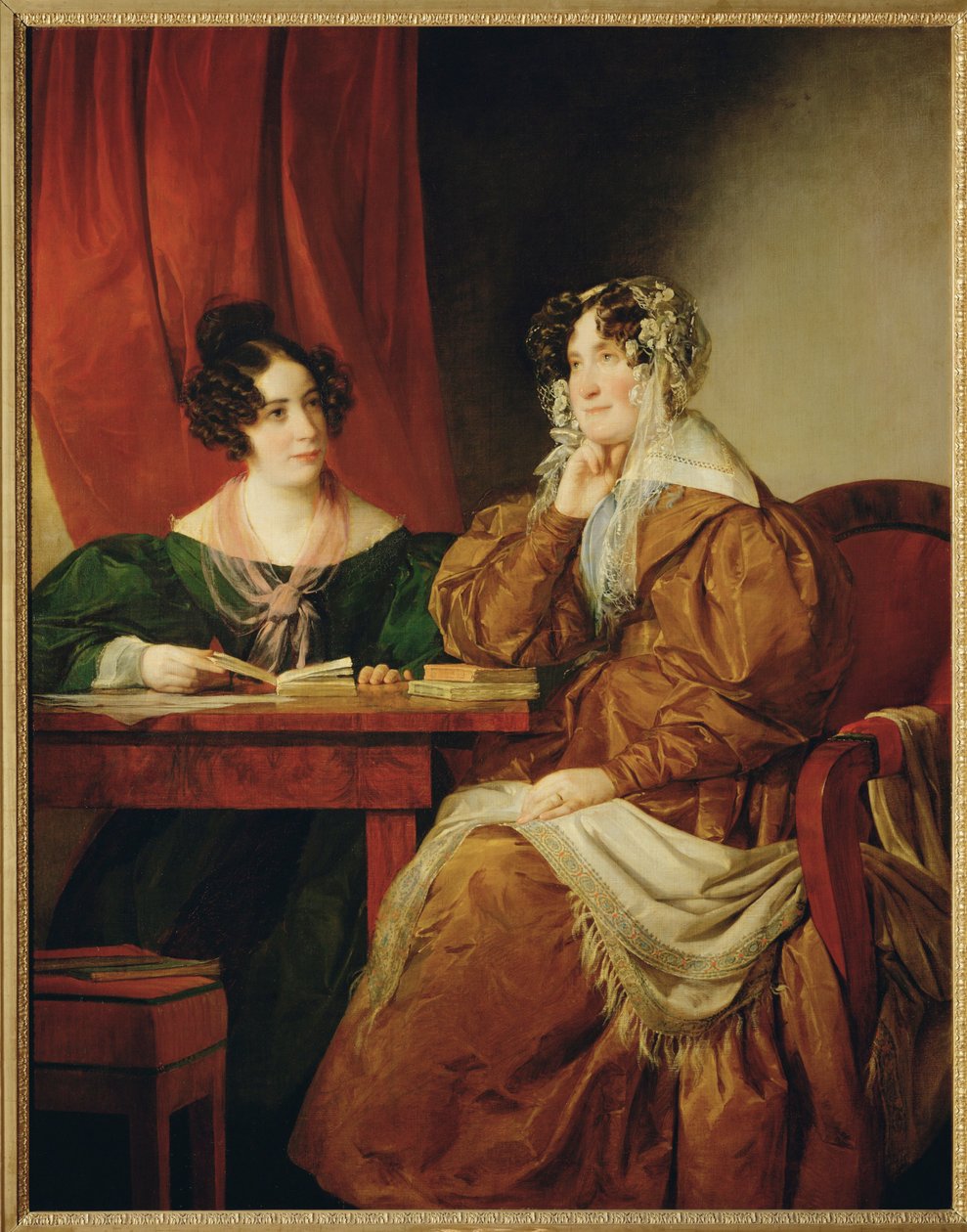 Henriette Baronin Pereira-Arnstein (tuval üzerine resim) by Friedrich von Amerling