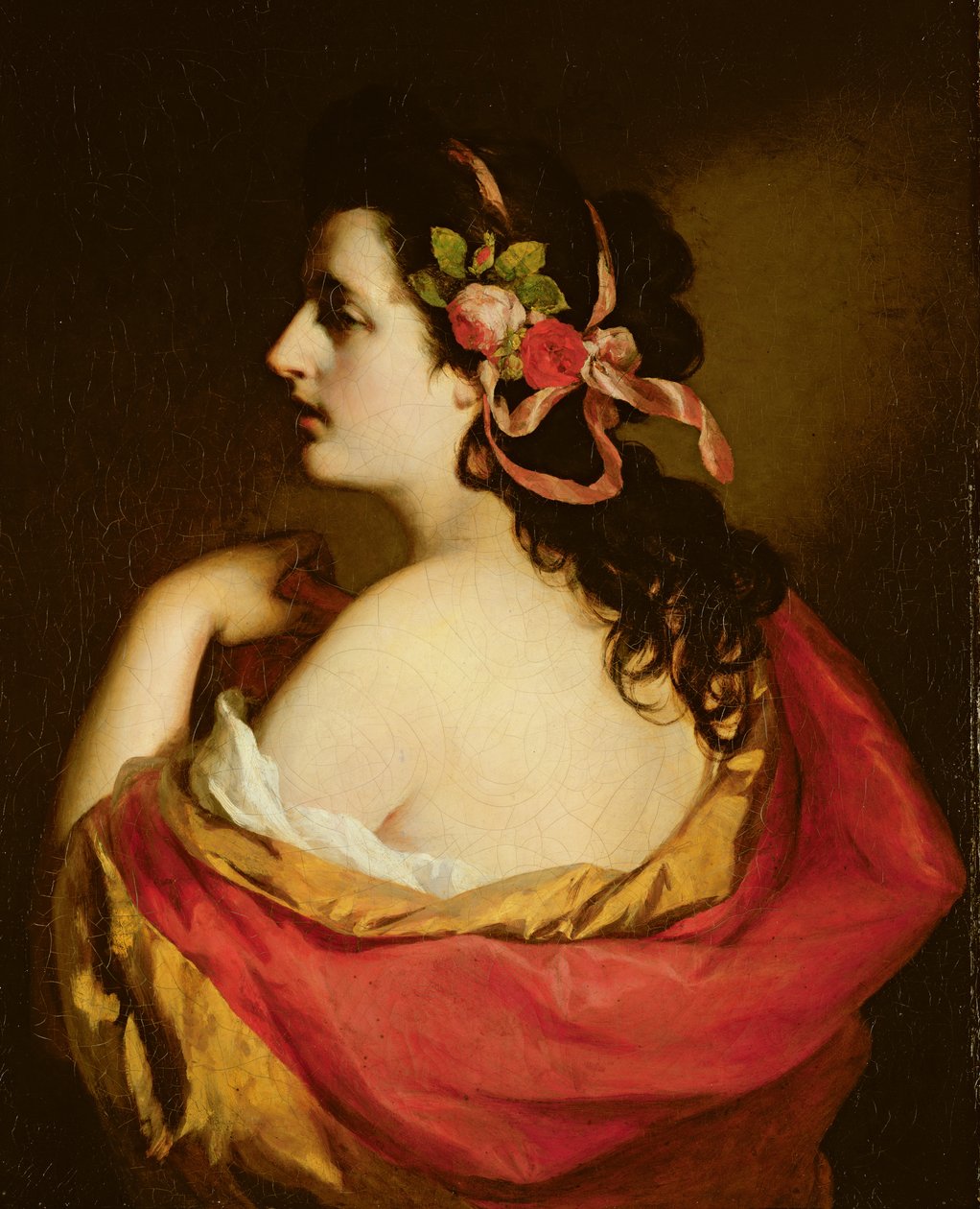 Genç Bir Kızın Portresi, 1865 by Friedrich von Amerling