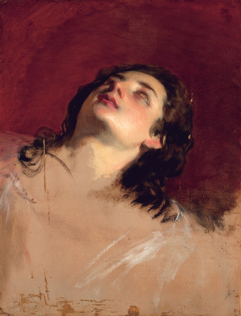 Bir kadının başının incelenmesi by Friedrich von Amerling