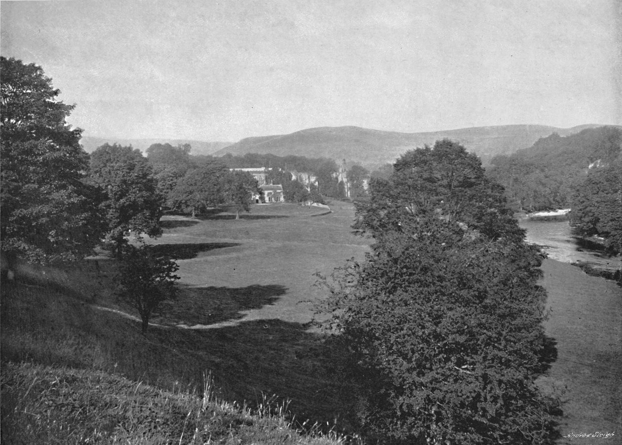 Bolton Manastırı, c1896 by Frith and Co