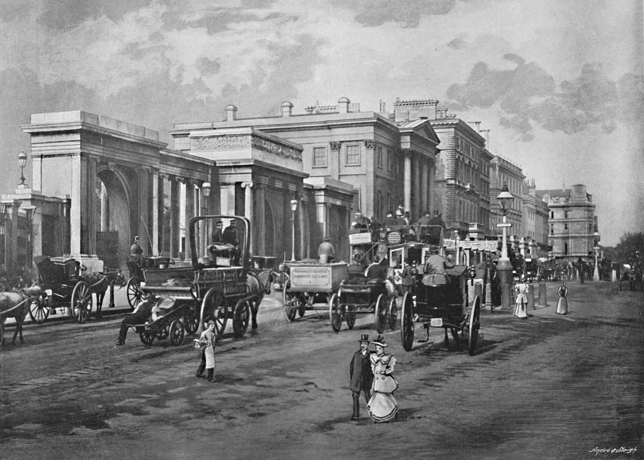 Hyde Park Köşesi, c1896 by Frith and Co
