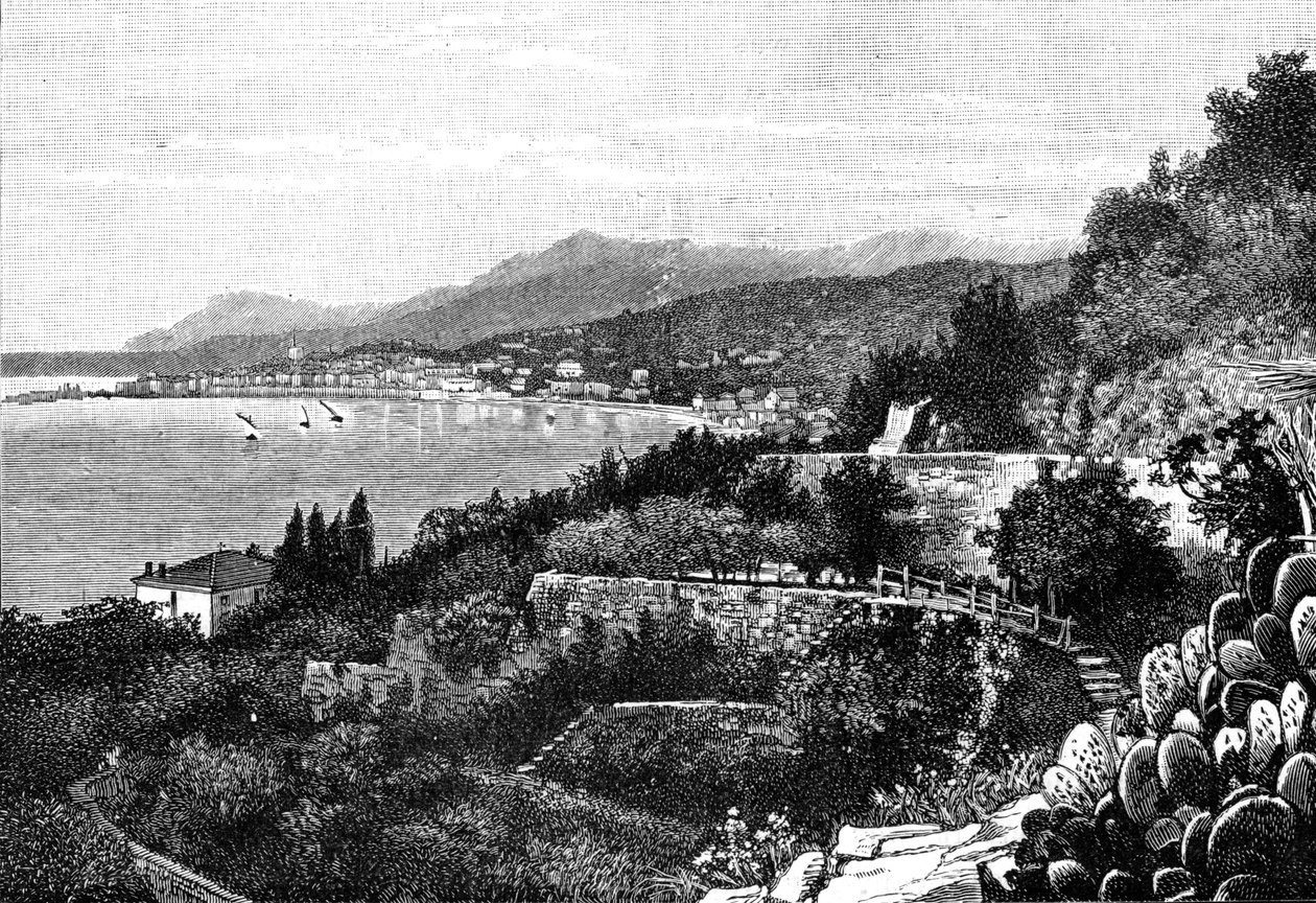 Menton, 1900. by Frith and Co