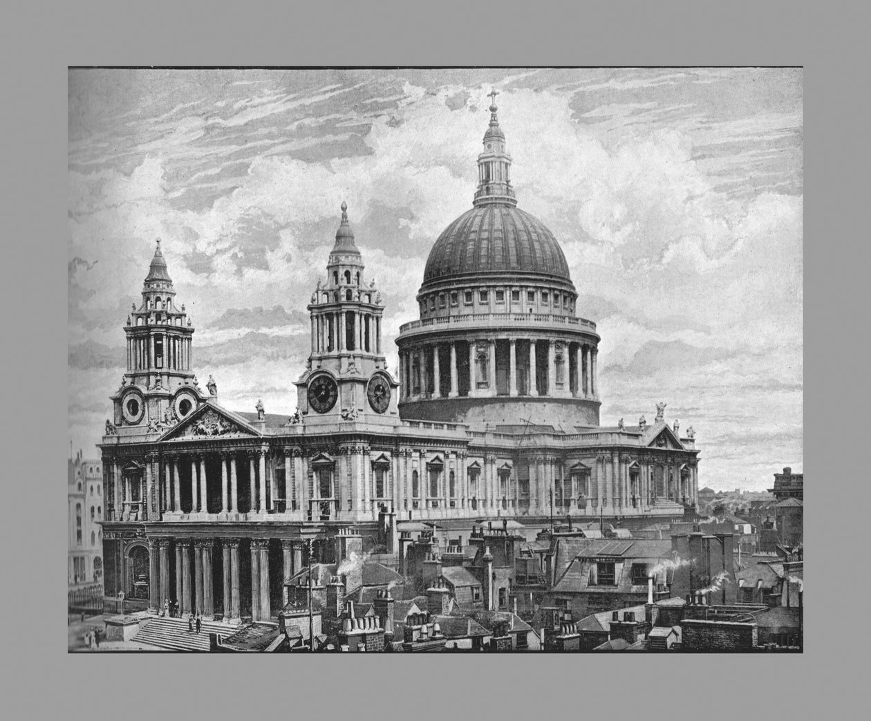 St.Pauls Katedrali, Londra, c1900 by Frith and Co
