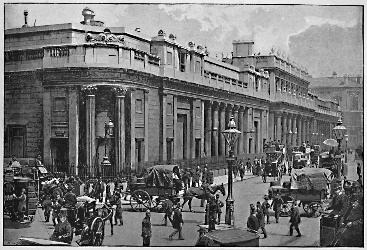 İngiltere Bankası, c1896 by Frith and Co